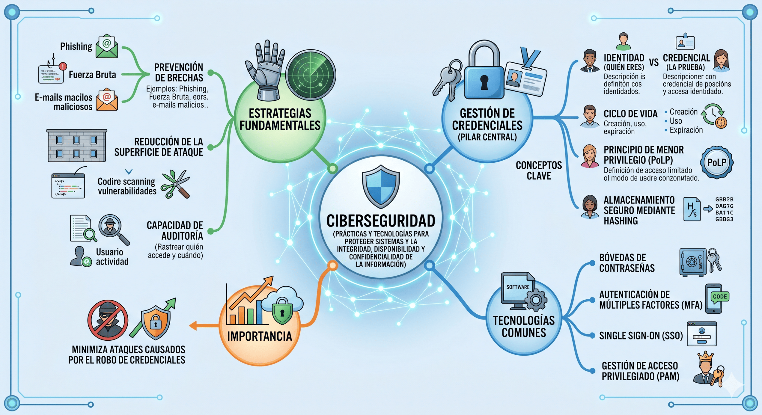 Mapa mental ciberseguridad Mapa mental ciberseguridad